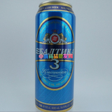 洋品多原装进口俄罗斯啤酒俄罗斯3号啤酒 500ML 铝易拉罐啤酒