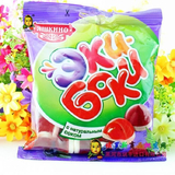 洋品多进口俄罗斯糖果 QQ糖 草莓 蓝莓味水果软糖 休闲食品