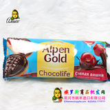 【代购】洋品多进口俄罗斯阿尔金山西点糕点卷饼干夹心蛋糕 樱桃巧克力派136g