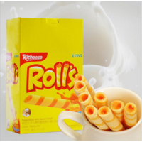 洋品多俄罗斯进口食品 丽芝士纳宝帝 奶酪味 威化饼干 180克 7667