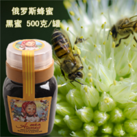 洋品多俄罗斯进口阿伦卡蜂蜜欧白芷兰花蜂蜜黑蜜500克6170