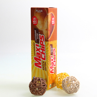 洋品多俄罗斯进口MaxicHips麦克喜原味长条格尺薯片组合膨化零食 2020