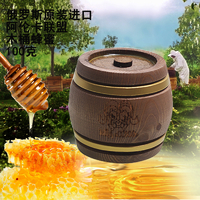 洋品多俄罗斯进口阿伦卡联盟木桶蜂蜜 百花蜜椴树蜜荞麦蜜 100克