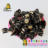 俄罗斯糖果俄罗斯巧克力夹心糖新年金色球糖 250g 0938