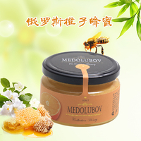 洋品多俄罗斯进口 蜂蜜之恋 果肉蜂蜜系列 橙子蜂蜜 250克 3329