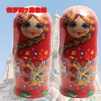 洋品多俄罗斯套娃7层椴木儿童玩具生日礼物家居摆件可爱套娃