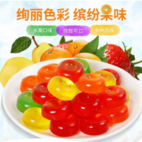 洋品多-俄罗斯进口如胜水果硬糖多种口味水果糖果零食散装250g