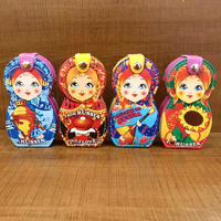 洋品多俄罗斯套娃指甲刀6件套指甲剪套装套娃风格指甲刀脚趾剪