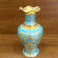 洋品多俄罗斯欧式牙签筒手压自动牙签盒高档牙签桶创意花瓶牙签罐牙签座