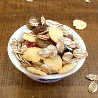 洋品多买一赠一俄罗斯进口麦片 水果混合麦片休闲零食早餐代餐散装400克
