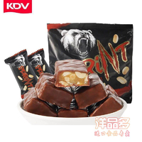洋品多俄罗斯进口kdv小熊士力架花生夹心巧克力糖果喜糖袋装500克
