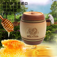 洋品多俄罗斯木桶蜂蜜椴树蜜杂花蜜荞麦蜜草木犀蜜900克木桶